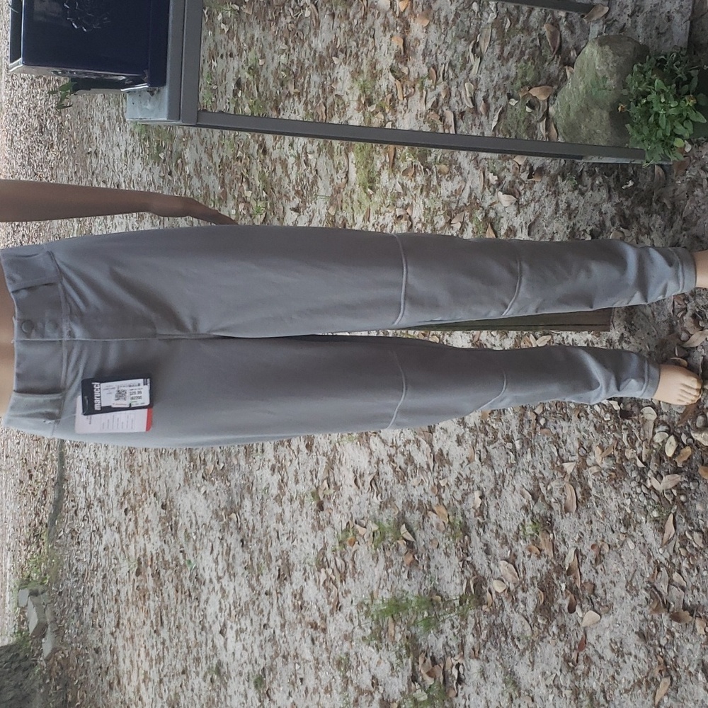 NWT mens "Marucci" gray taper fit baseball pants